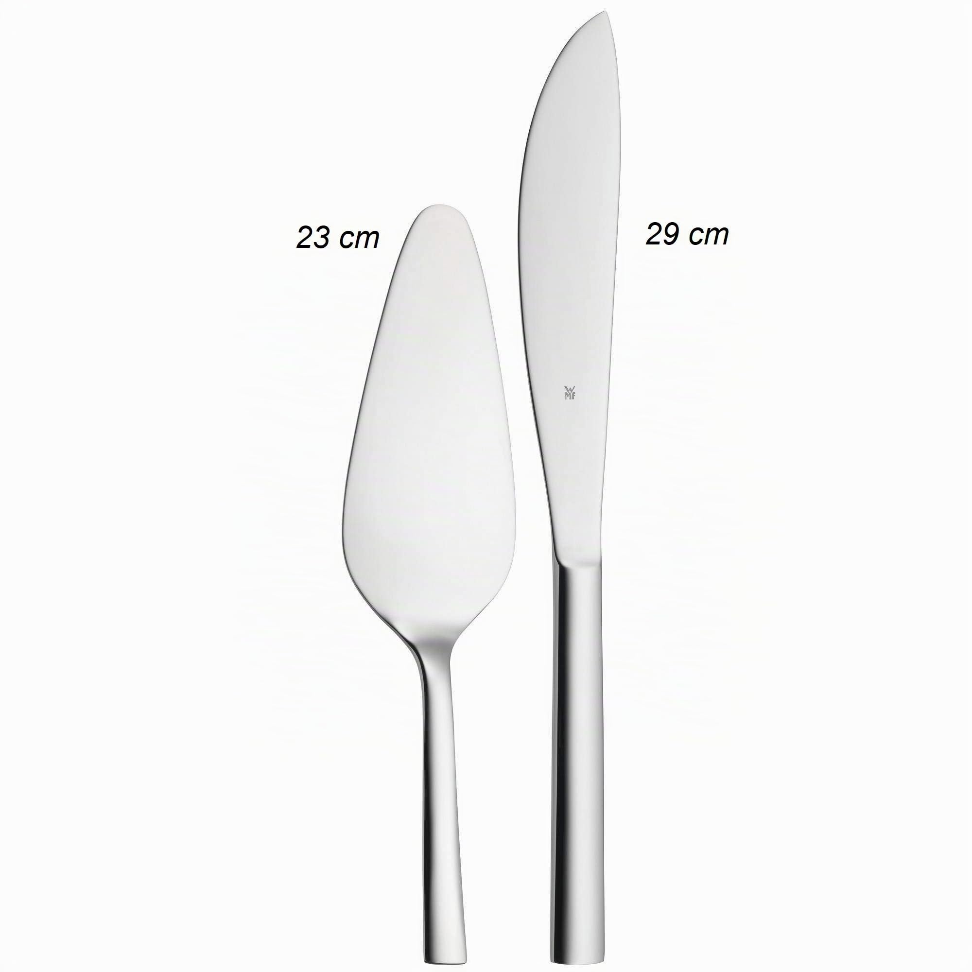 Nuova Tortenheber + Messer im Set mit Gravur nach Wunsch Edelstahl Hochzeit, Geschenk (Mit Gravur)