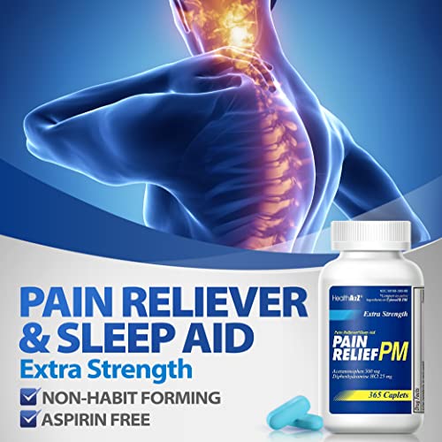 HealthA2Z-Extra-Strength-Pain-Relief-PM-Acetaminophen-500mg-Diphenhydramine-25mg-Pain-Reliever-Nighttime-Sleep-Aid-Non-Habit-Forming-365-Count-Pack-of-1