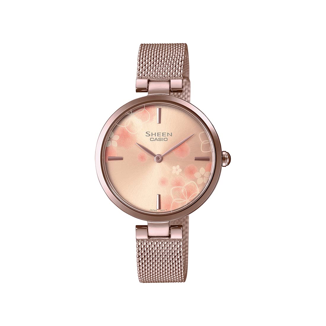 Casio Analog Rose Gold Dial Womens Watch-SHE-C110CGM-4AUDF (B09H2VJR3W) Amazon Price History, Amazon Price Tracker