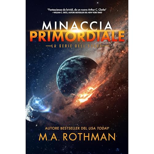 Minaccia primordiale Audiolibro Por M.A. Rothman arte de portada