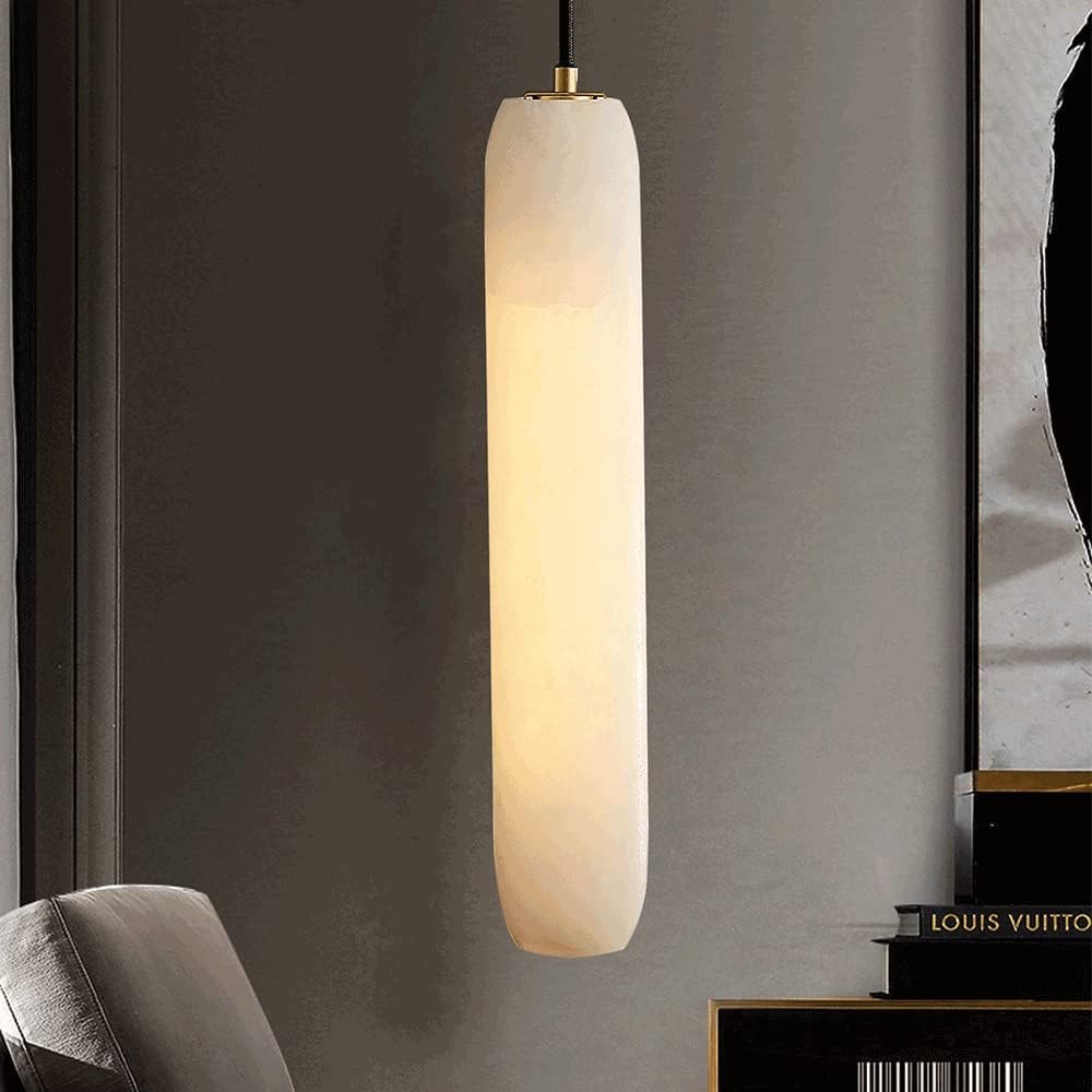 Lámpara colgante de mármol E14 1 lámpara simple de latón de lujo lámpara colgante de latón para restaurante, bar, isla, decoración de mesita de noche, lámpara colgante de techo