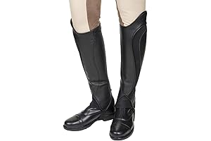 Ladies Derby Leather Half Chaps