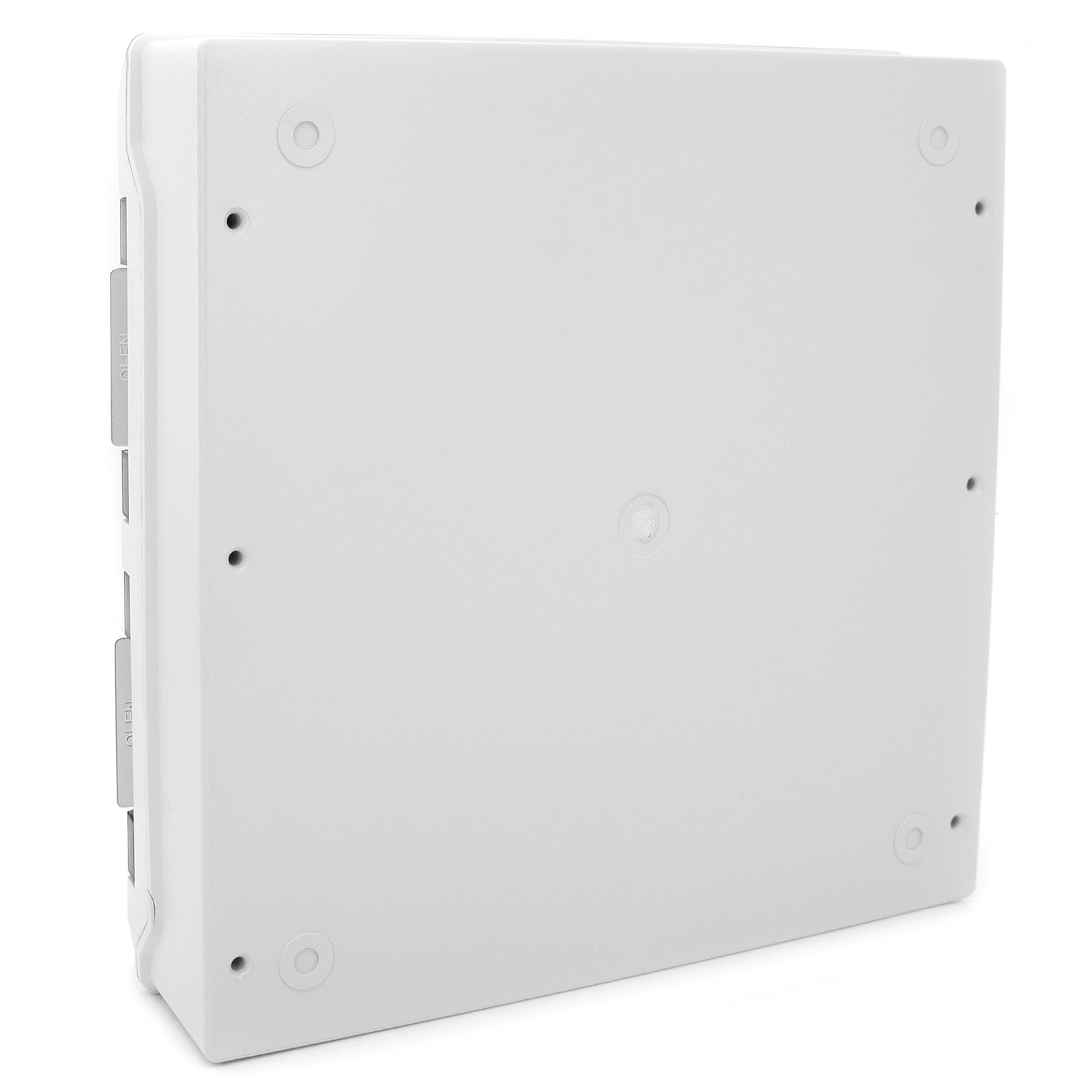 ELS Elektrotechnika Caja de fusibles de superficie IP66 caja de distribución | 36 módulos (2 x 18) de 2 filas con puerta transparente para exterior