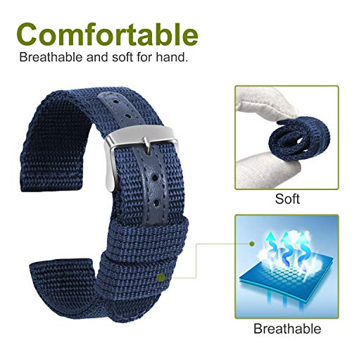 ULLCHRO Nylon Cinturini Orologi Alta qualità Tela