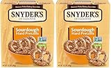 Snyder's of Hanover Pretzels, Sourdough Hard Pretzels, 13.5 Oz Box (Pack of 2)