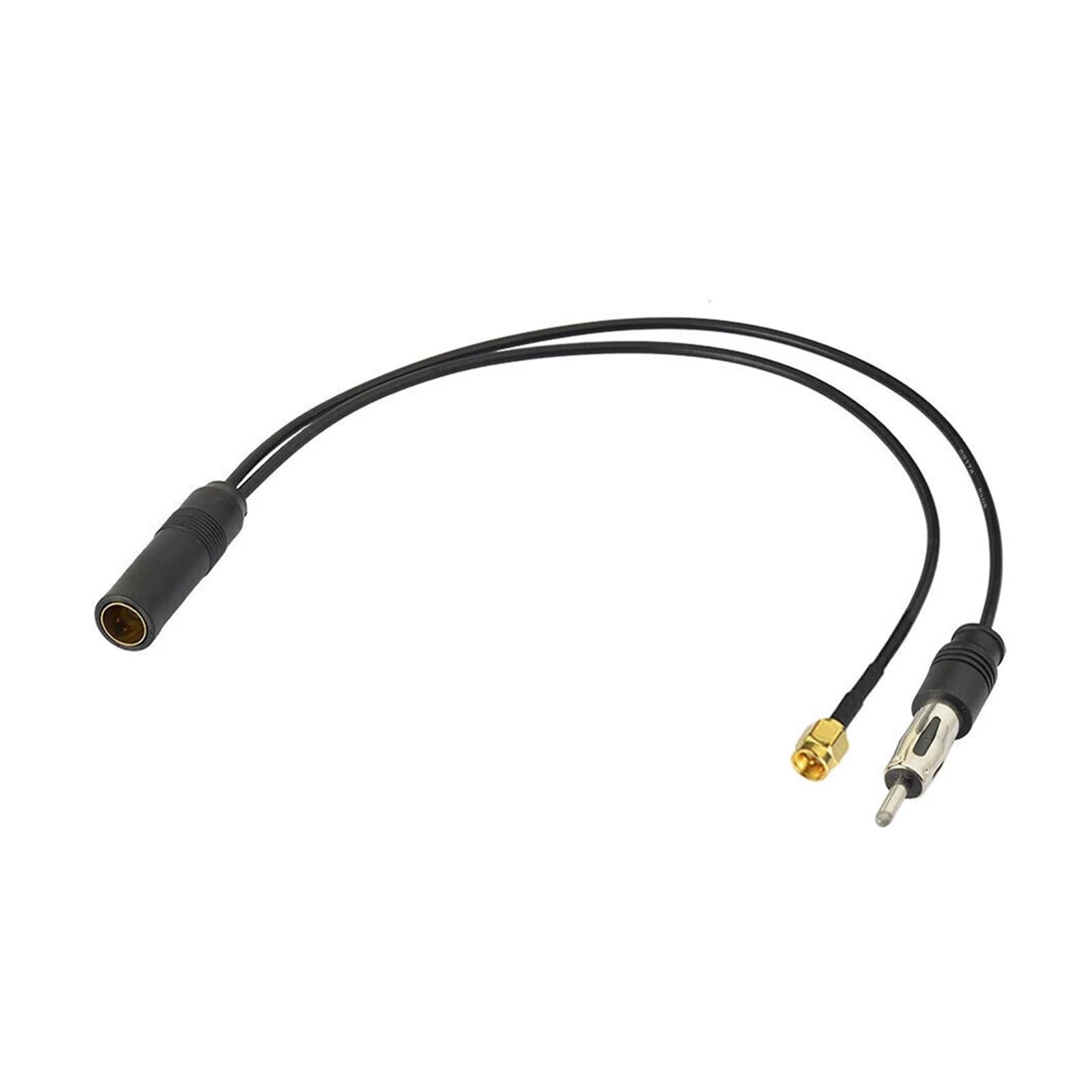 Aqxylzx DAB Radio Converter Splitter FM/AM DAB Car Radio Active Antenna Aerial Splitter Adapter Cable SMA Converter