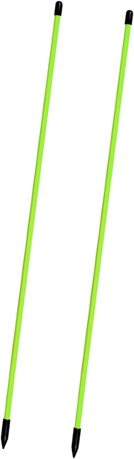 Posture With Golf Alignment Sticks Training Aid 2 Pack Master Golf Alignment Today Rods Feature Pointed Tip For Easily Staking Into Ground And Being