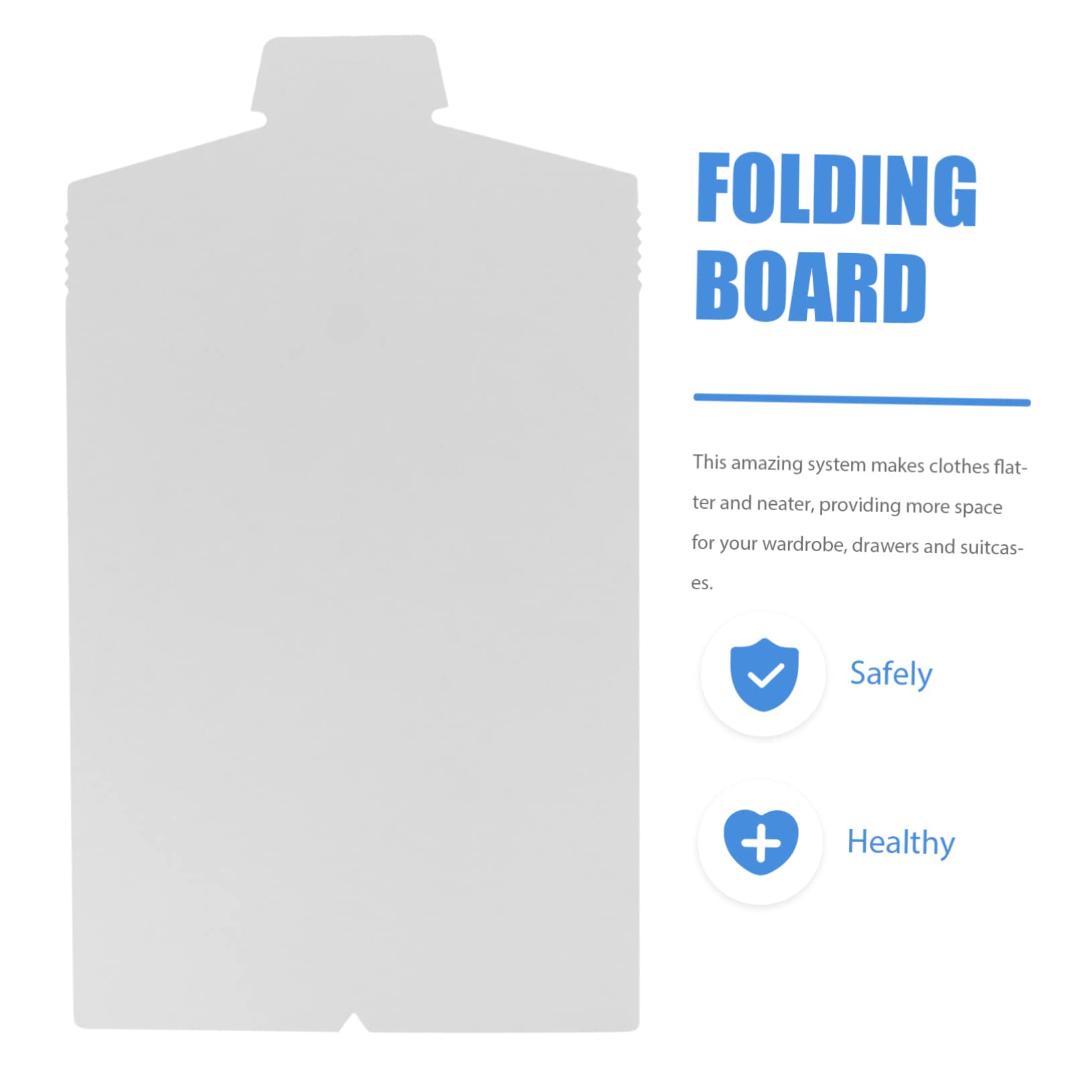 Unomor Long-Sleeve Shirt Folding Board 20 Pcs Cardboard Inserts Shirt Storage Box