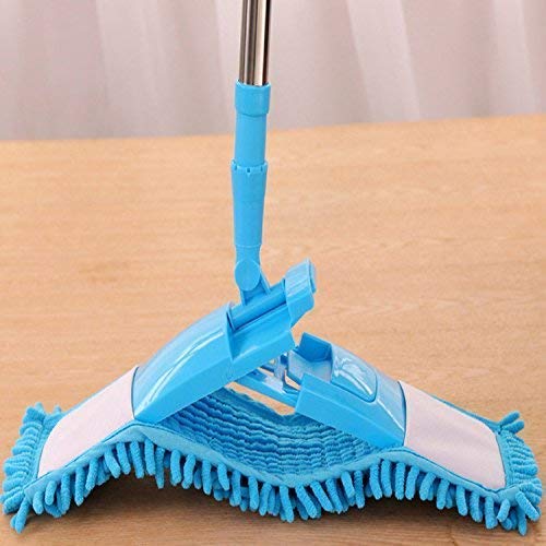 HY Enterprise Wet and Dry Cleaning Flat Microfiber Floor Cleaning Mop with  Steel Rod Long Handle Dry Mop, Standard (Pack of 1 Piece, Multi-Colour) :  Amazon.in: Home Improvement