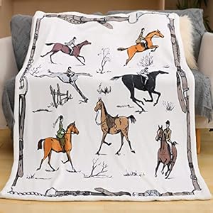 chifave Horse Blanket Gift for Girls Boys Adults T...