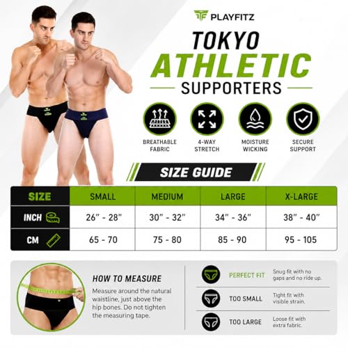 Image of Tokyo Gym Supporter for Men | Athletic Sports Underwear for Cricket, Running, Training & Workout | Breathable Cotton Performance Innerwear | Quick Dry & Moisture Wicking