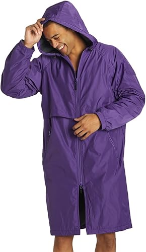 Miniatura 2 de Parka de natación unisex impermeable Forro polar cómodo Abrigo de natación versátil para mujeres y hombres para natación, surf