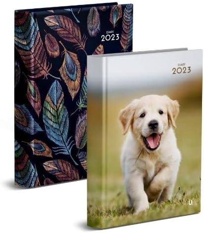MantraRaj 2022 A5 Week to View Patterned Diary Hardback Casebound Clear Daily Plan For Week Days (MARBLE)