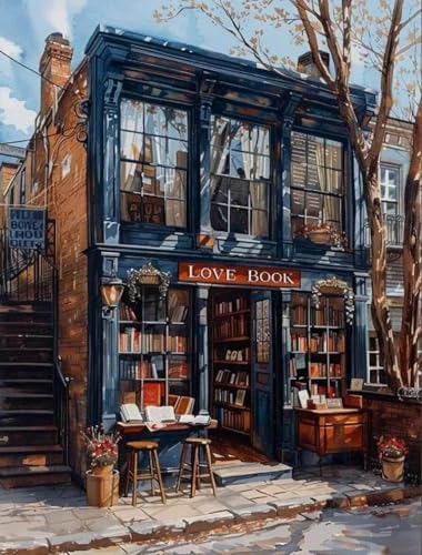 Décoration murale bibliothèque vintage pour tout amoureux des livres