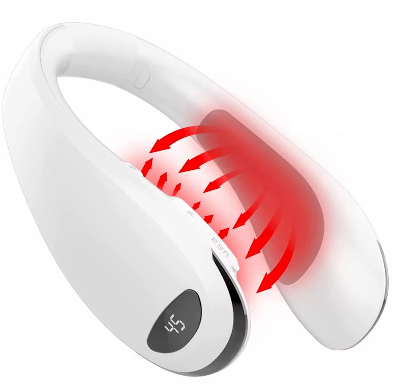 Electric Neck Warmer Rechargeable Heated Scarf 3 Heat Settings 37-55℃, 2in1 8000mAh Power Bank, Heating Pad Pain Relief for Neck, Hands, Feet | Office, Travel, Outdoor