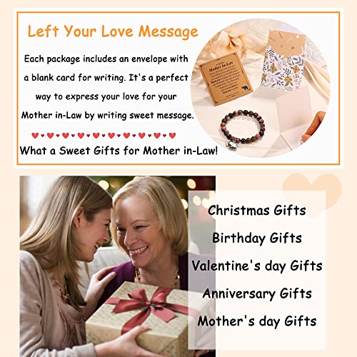 Urstar Mother In Law Gifts From Daughter In Law, Mothers Day Gifts For Mother In Law From Son In Law Mother In Law Gift To My Mother In Law Elephant Bracelet For Mother In Law Birthday Christmas Gifts #TOP5