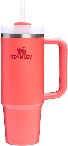 Miniatura 125 de STANLEY Quencher H2.0 - Vaso con asa y popote de 30 onzas Tapa de 3 posiciones Flowstate Compatible con portavasos para viajes Taza de acero