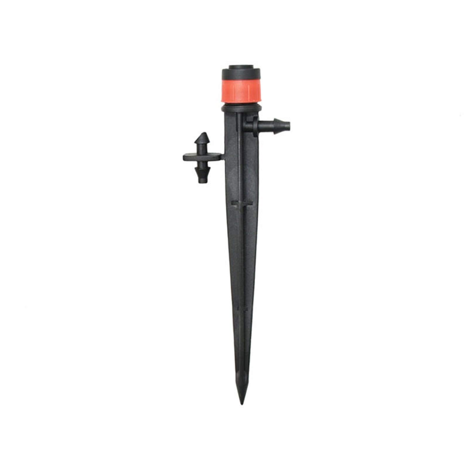 Irrigatore for prato da giardino Sistema di irrigazione Irrigatore for acqua regolabile con supporto Gocciolatore a 360 gradi Irrigatore for irrigazione for irrigazione 300PCS(Rot)