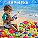 Imagen de XXL Juego de Pesca Magnético 59 Pcs con Piscina Hinchable
