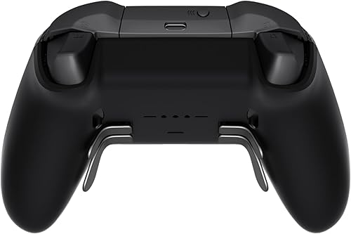 Miniatura 9 de eXtremeRate Carcasa inferior de repuesto para controlador Xbox Elite Series 2, carcasa trasera negra personalizada para Xbox Elite Series 2 Core