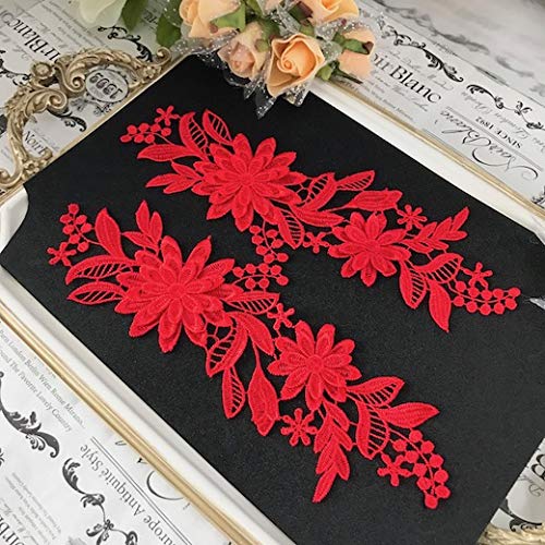 Amazon | モチーフ バトン レオタード 衣装 レースモチーフ 赤