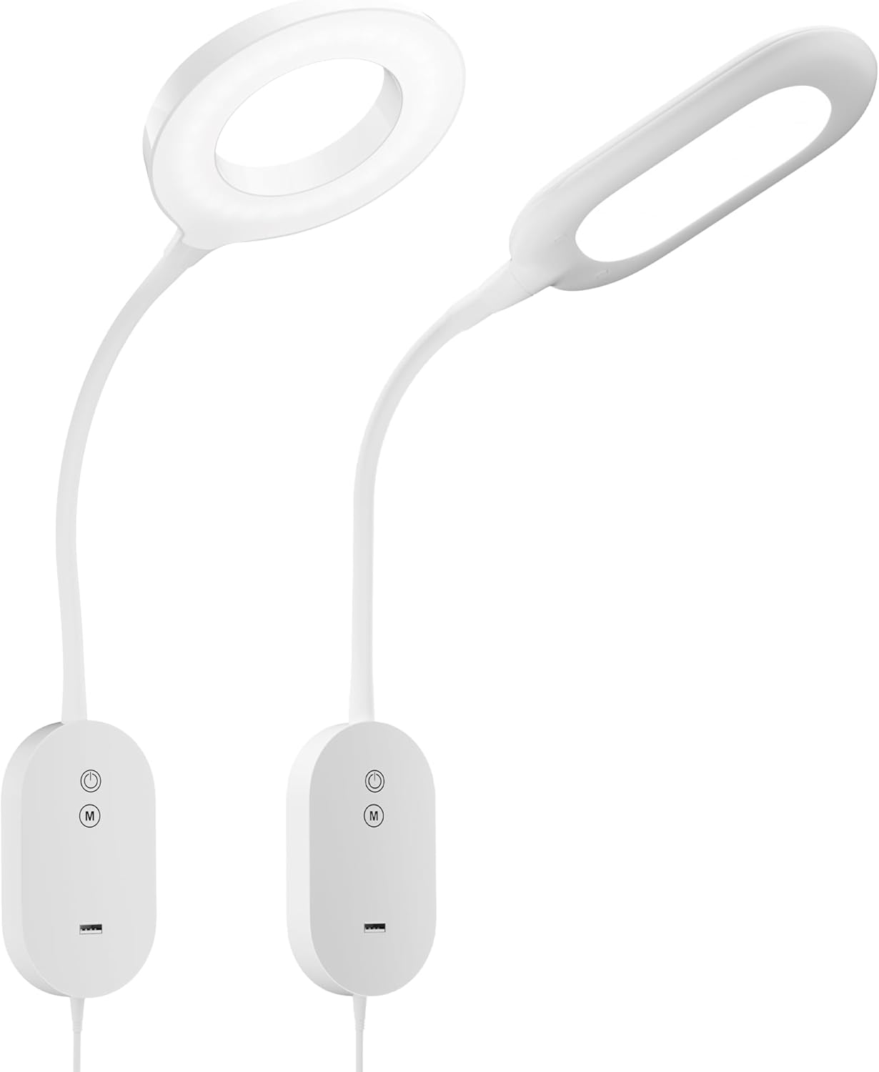 Dorm Bed Light Set | 1 Ring Bed Lamp & 1 Ultra Wide Wall Light Bundle