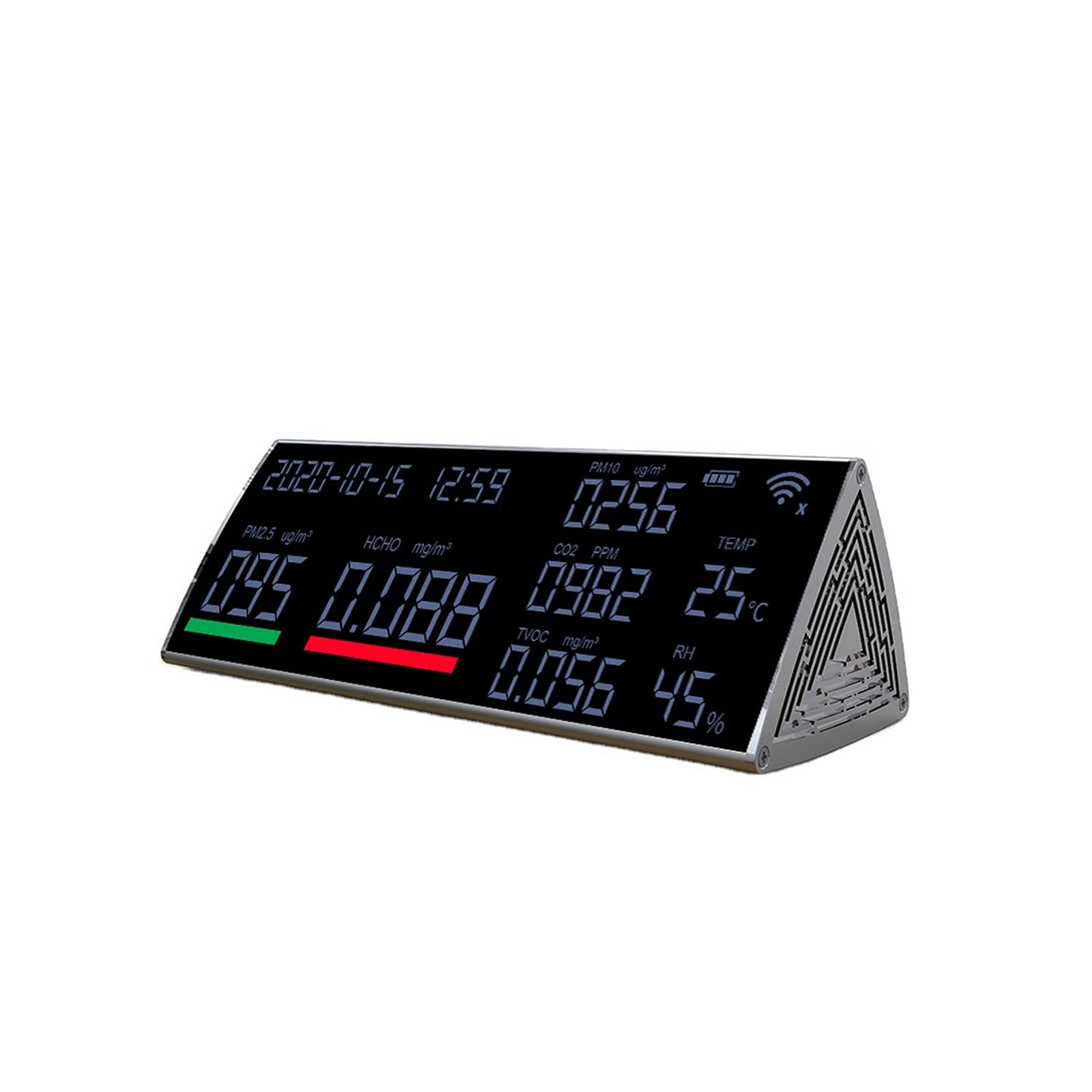 Gas Leak Detector CO2 PM2.5 Graffiti WiFi Connection HCHO TVOC Humidity Carbon Dioxide Detector