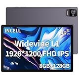 【2023 NEW】 タブレット 10.51インチ 8コアCPU SIMフリー RAM 8GB ROM 128GB 1920*1200解像度 2.4G/5G wi-fiモデル Bluetooth 5.0 GPS GMS認証 顔認証 大容量バッテリー8280mAh 4つのスピーカー 4G LTE通信 グレー