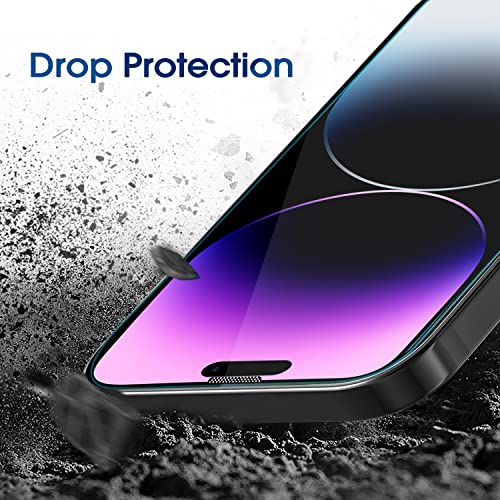 Image of GRIPP Dust-Proof 0.3mm HD Tempered Glass Screen Protector for iPhone 13, iPhone 13 Pro, iPhone 14, iPhone 16e, iPhone 17e (6.1 inch), Speaker Dust Guard, 2.5D Round Edges, 9H Hardness, Bubble Free