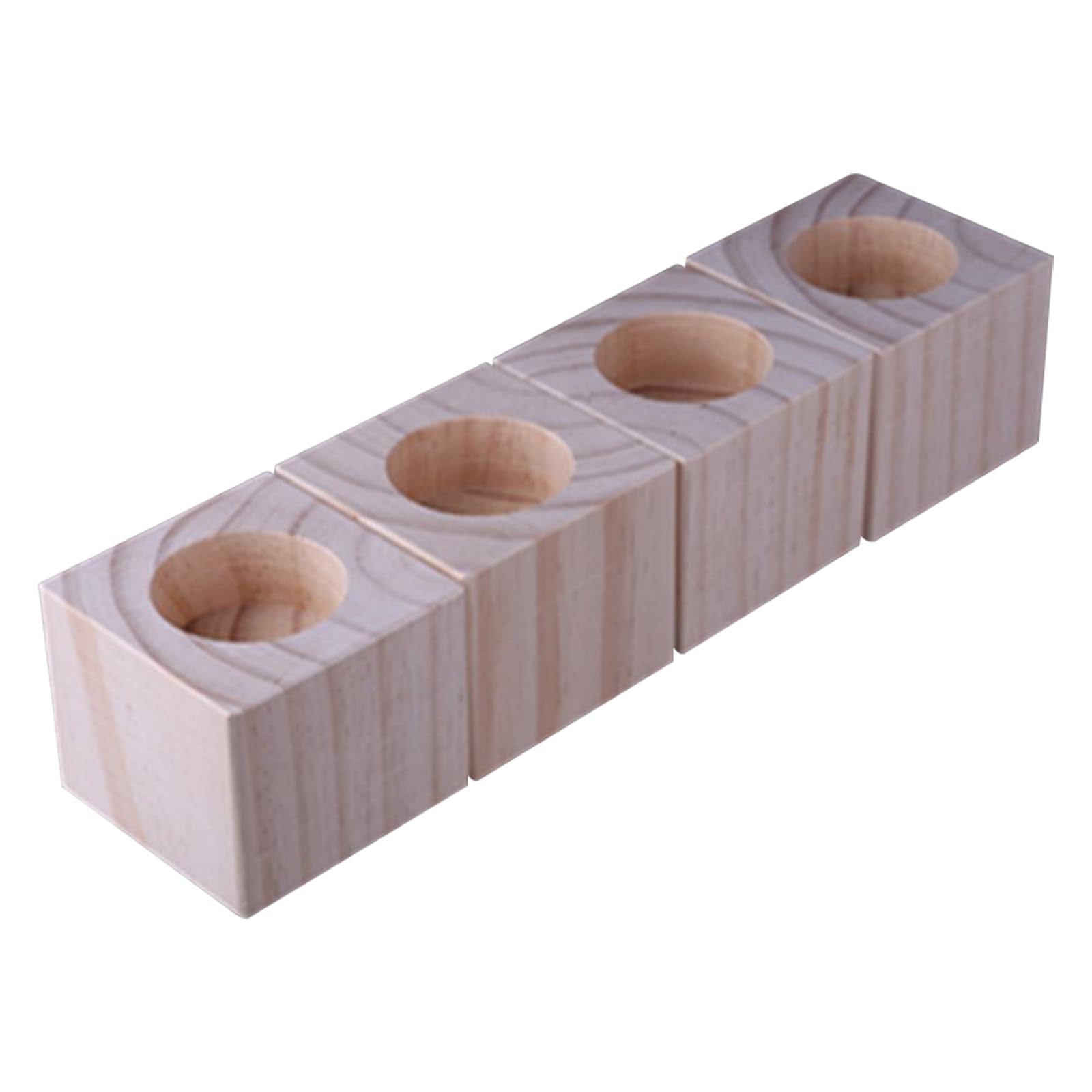 VGGBNG Wooden Furniture risers, Heavy Duty Sofa Risers Wood Furniture Raisers Support Up to 500kg Bed Support Risers 4 Pcs Table Lifts, Increased Device(Ø 5.5cmIncrease Height 15cm)