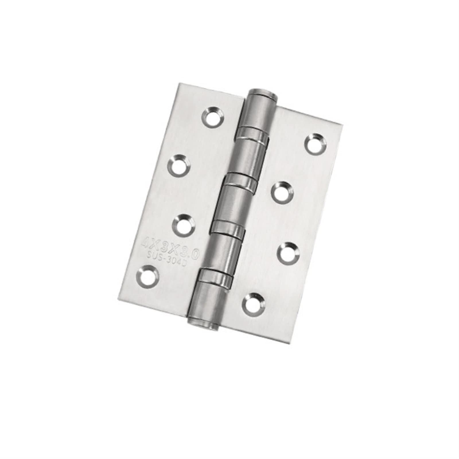 Nvsfzgiyg 5 Inch Black 1Pc Hinge Stainless Steel Door And Window Hardware Silent Bearing Thickened 4/5 Inch Flat Folio Hinges(5 Inch Black)