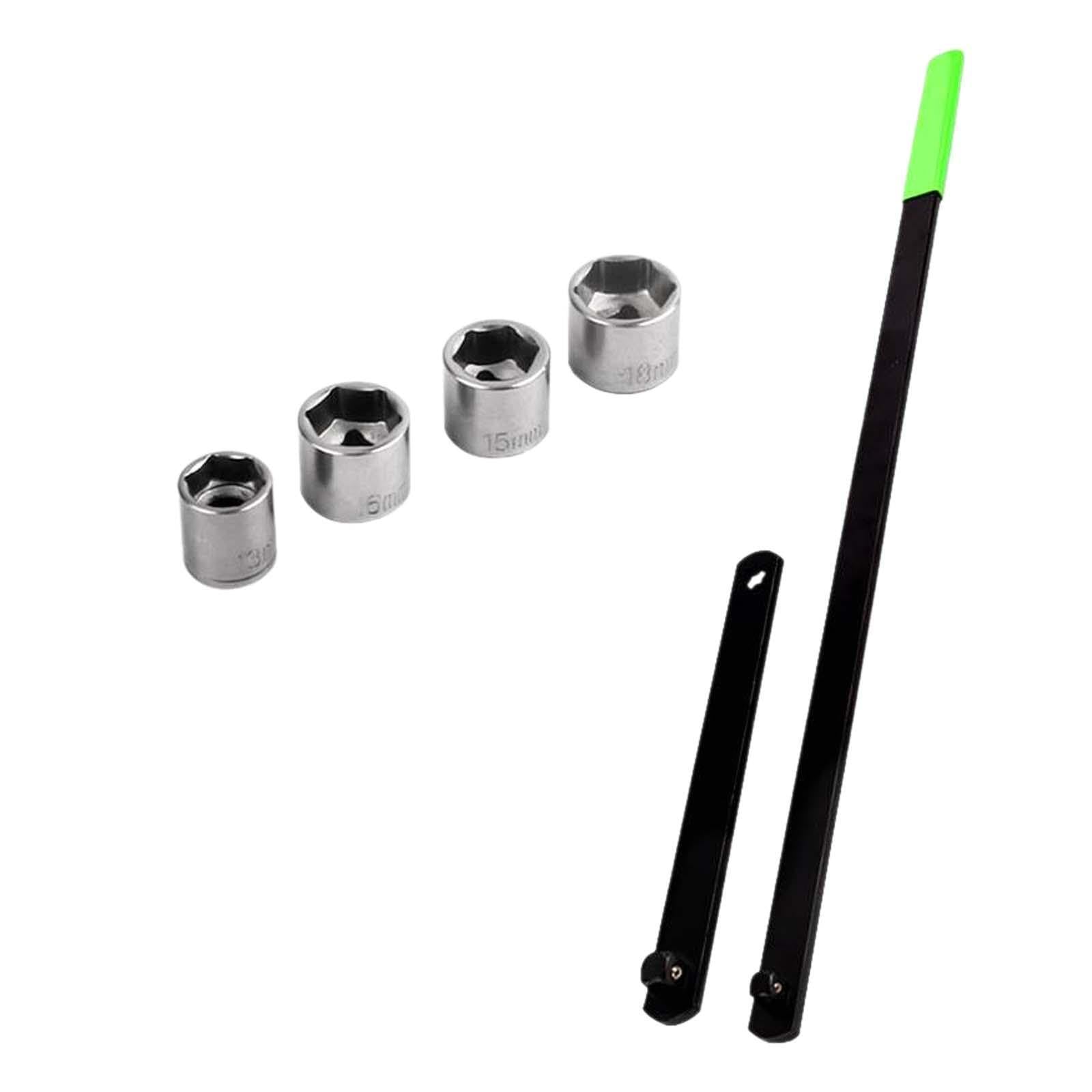 Juego de Herramientas para Correas serpentinas de Acero Robusto y de Alto Rendimiento para vehículos. No se Necesitan Otras Herramientas, 6 Piezas, 575 mm