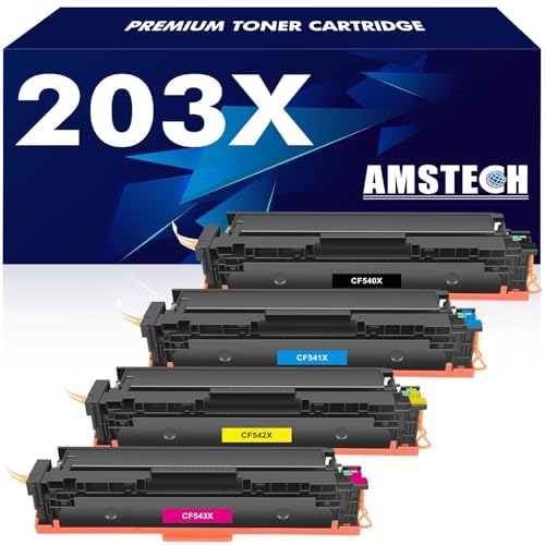 203X M281fdw M254dw Toner Cartridge: Compatible for HP 203X 203A Color Laserjet Pro MFP M281fdw...