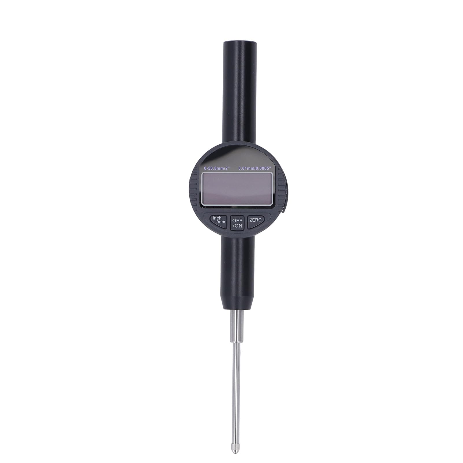 Indicador de Dial Digital, Rango de 0,01 Mm/0,0005 '' Indicador de Sonda Digital de Precisión Medidor de Prueba de Dial, Medidor de Medición Profesional de 0-50,8 Mm para Trabajos