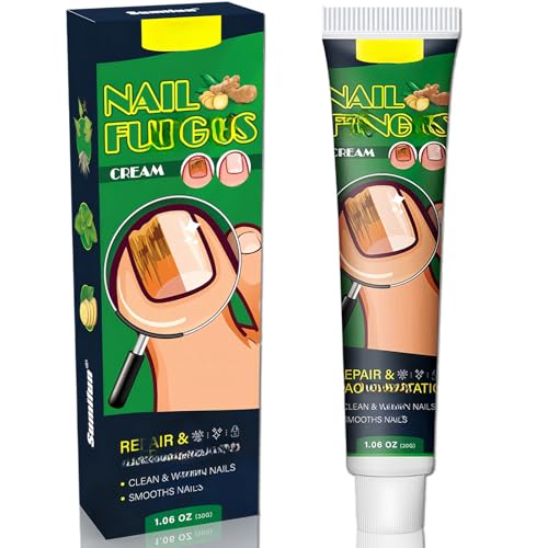 Kit de 2 piezas de crema reparadora de uñas agrietadas de jengibr...