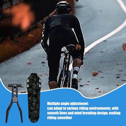 Guardabarros con protección delantera y trasera para neumáticos anchos de bicicleta 6