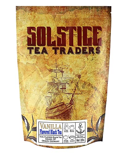 Solstice Loose Leaf Vanilla Black Tea (8-Ounce Bulk Bag); Makes 100+ Cups Of Tea #TOP27