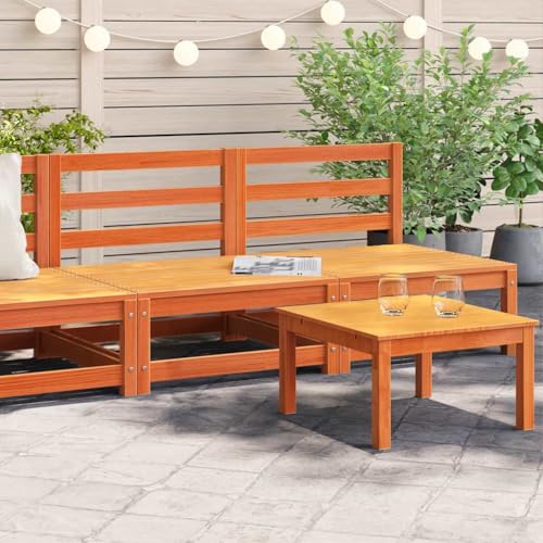 Emmtore Gartensofas ohne Armlehnen 2 STK. Wachsbraun Massivholz Kiefer