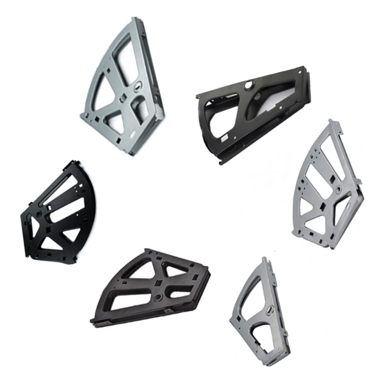 HONMEET 3-Layer Shoe Rack Layer for Garage Outdoor Revolving Shoe Mount Easy for Cabinet