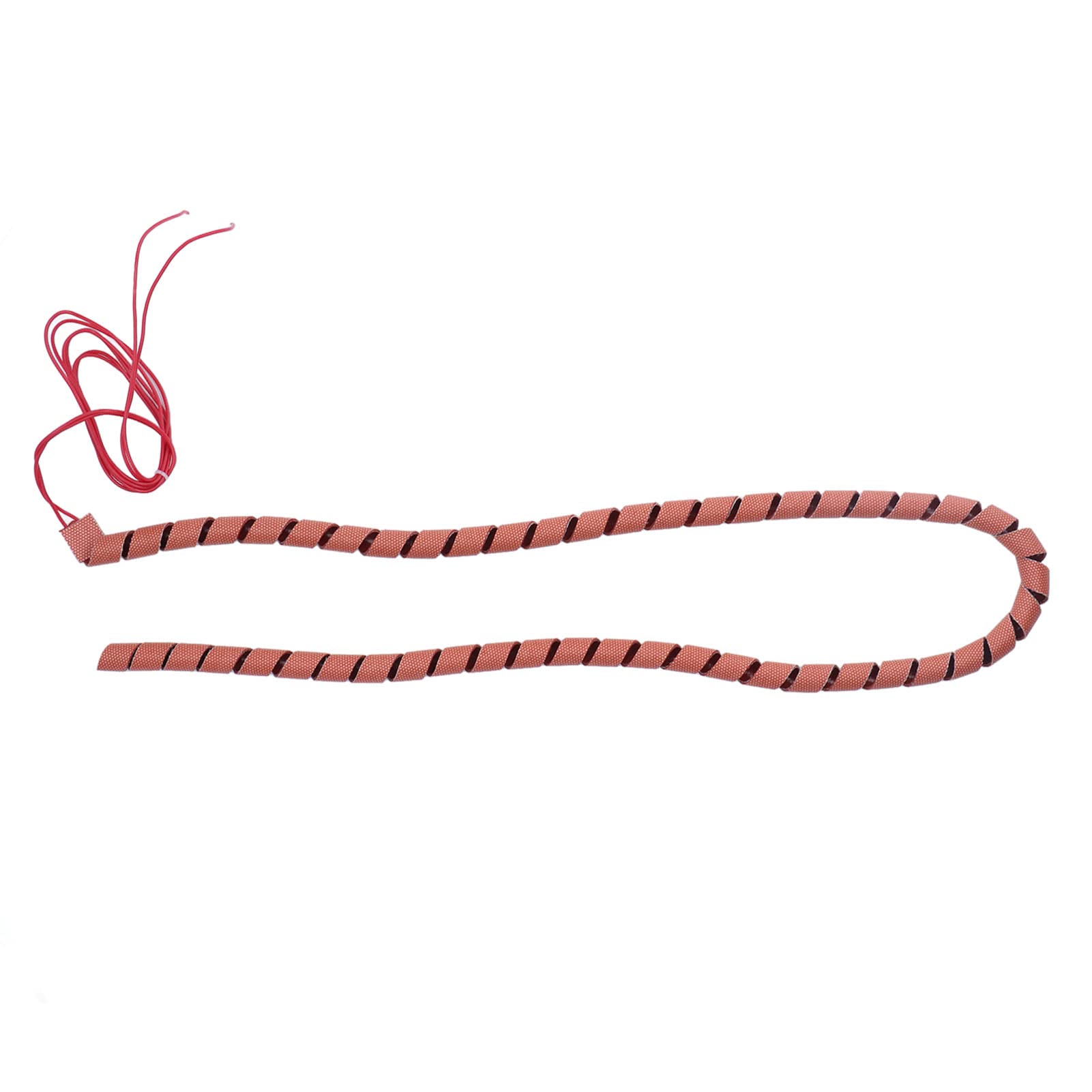 Ausla Cinta Calefactora de Silicona en Espiral, Cable Calefactor de 70 W, Envoltura Calefactora de Tubería de 39,4 Pulgadas con Cable Conductor de 41,34 Pulgadas, Ajuste en Espiral para Protección