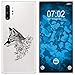 Produktbild PhoneNatic Case kompatibel mit Samsung Galaxy Note 10+ Silikon-Hülle Floral Fuchs M1-1
