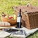 Pafusen 2 Set Wine Bags for Travel, Reusable Wine Bottle Travel Protector Bags, Leak Proof Protective Bottle Bags Sleeves Airplane Cruise Car, Wine Bottle Protector Sleeve