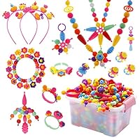Algopix Similar Product 11 - EXTSUD Pop Beads for Girls Toys Age 4 5