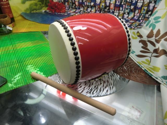 12.980円 子供用エイサー小太鼓 18cm*20cm 撥付き エイサー用大太鼓(