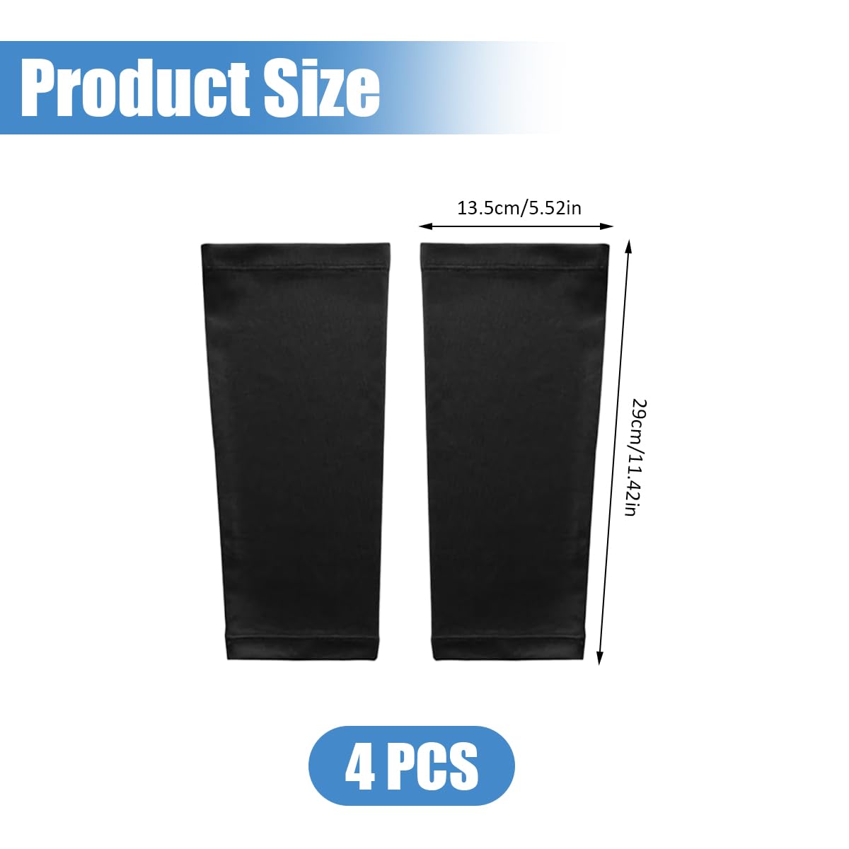 Jinsion 4 Pezzi Protezione per Gesso Braccio, Manicotto per Proteziona | Elastico Cover per Braccio Cast Sleeve Protective, Fascia Braccia Copri in Tessuto Traspirante, per Protezione per le Braccio