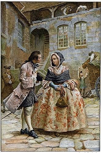 Impression sur toile Manon Lescaut par Maurice Leloir gravure d'art 60x90cm