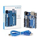 REXQualis Board Base on Arduino UNO R3 ATmega328P ATMEGA16U2 with USB Cable Compatible with Arduino...