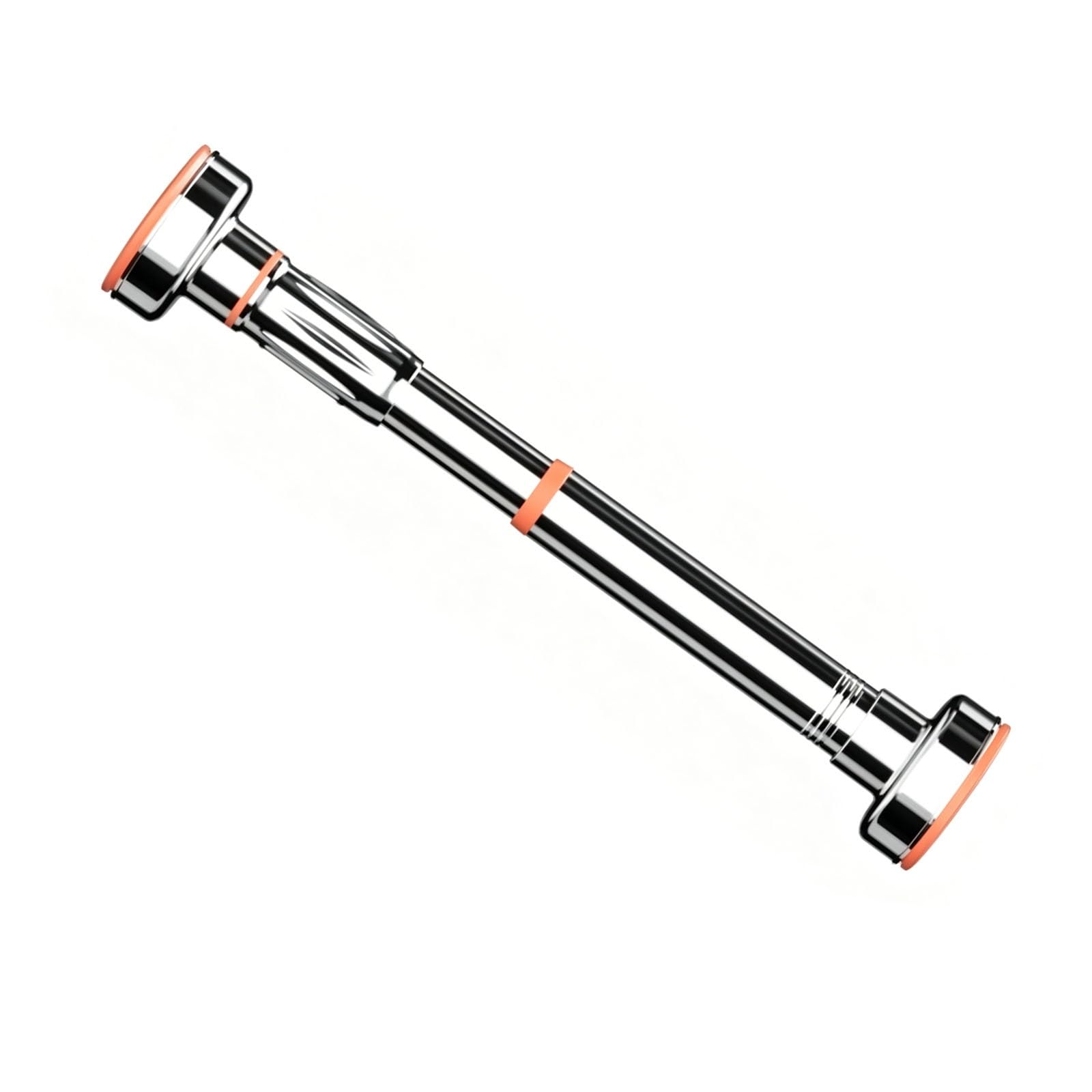 Tension Shower Curtain Rod, Curtain Rods No Drilling, Easy to Install No Drilling Required, for Kitchen Bathroom Balcony(50-80cm/19-31in)