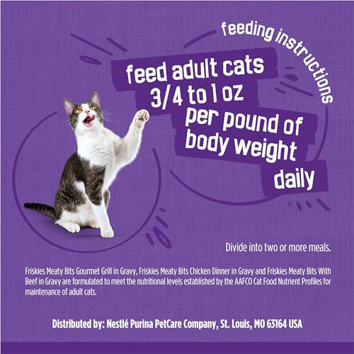 Friskies Purina Meaty Bits Cat Food Variety Pack, 24 Pack 5.5 oz Cans - image 9