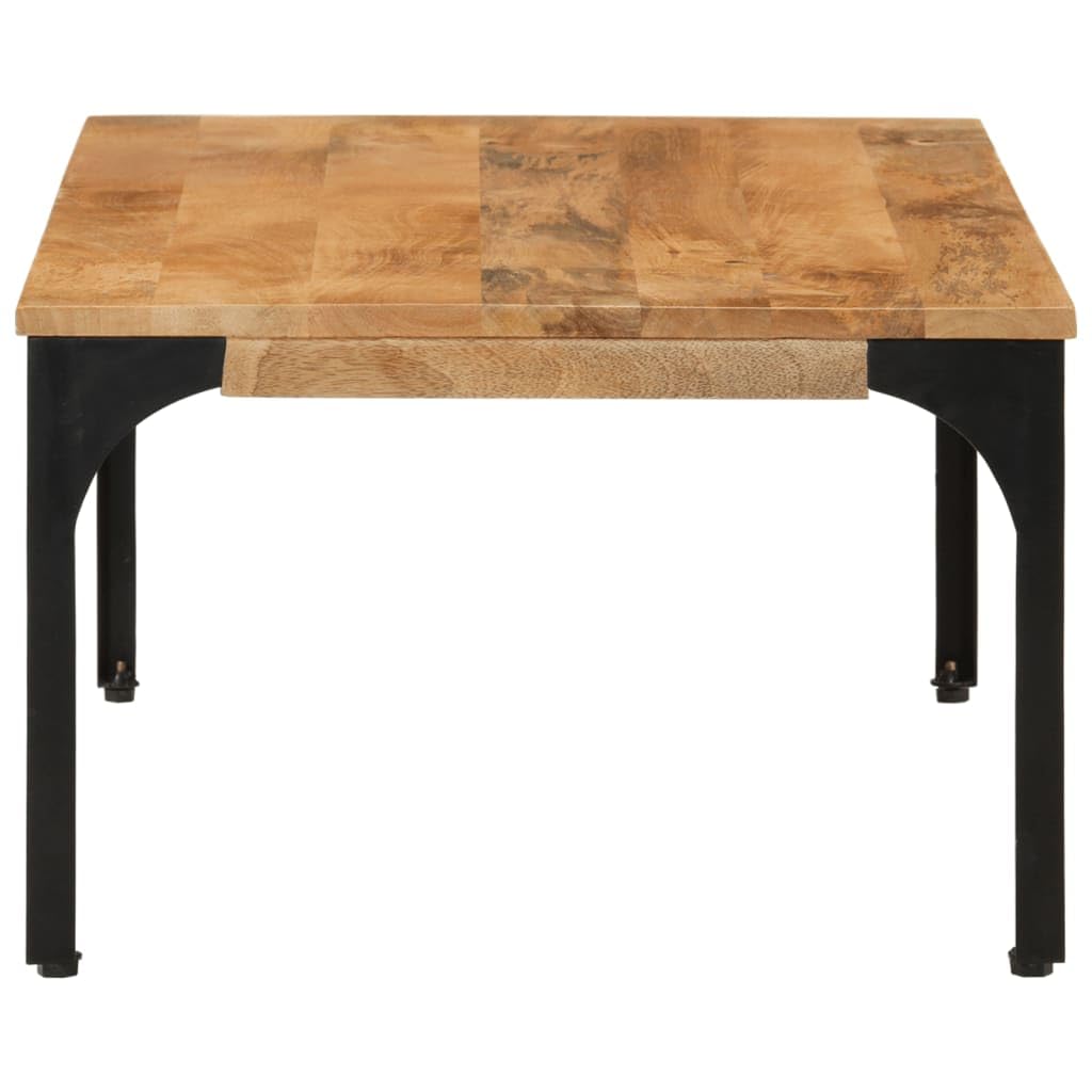 Homgoday Tavolino da caffè 100 x 55 x 35 cm in legno massello mango, tavolino da tè per soggiorno, sala d'accoglienza degli ospiti, camera da letto e ufficio